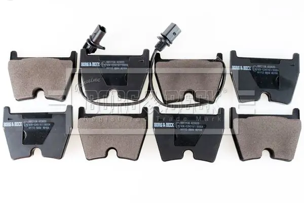 Handler.Part Brake pad set, disc brake BORG & BECK BBP2138 3