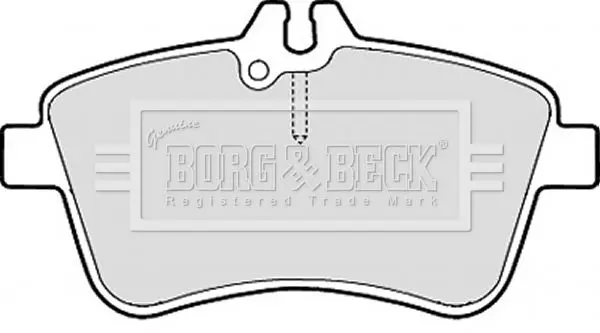 Handler.Part Brake pad set, disc brake BORG & BECK BBP2145 2