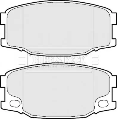 Handler.Part Brake pad set, disc brake BORG & BECK BBP2158 1