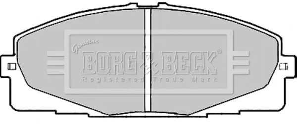 Handler.Part Brake pad set, disc brake BORG & BECK BBP2197 2