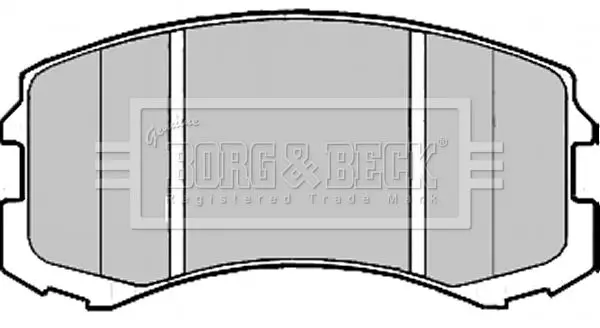 Handler.Part Brake pad set, disc brake BORG & BECK BBP2201 2