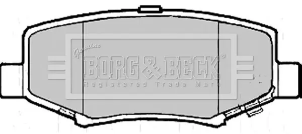 Handler.Part Brake pad set, disc brake BORG & BECK BBP2208 2