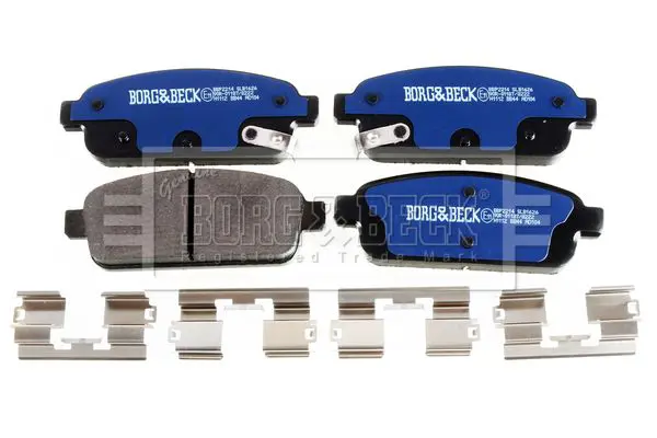 Handler.Part Brake pad set, disc brake BORG & BECK BBP2214 3