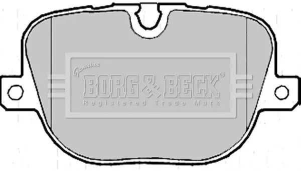 Handler.Part Brake pad set, disc brake BORG & BECK BBP2215 2