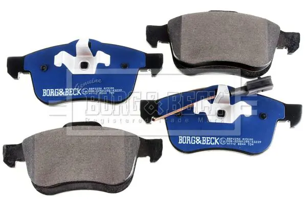 Handler.Part Brake pad set, disc brake BORG & BECK BBP2250 3