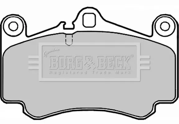 Handler.Part Brake pad set, disc brake BORG & BECK BBP2255 1