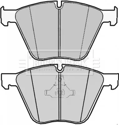 Handler.Part Brake pad set, disc brake BORG & BECK BBP2270 2