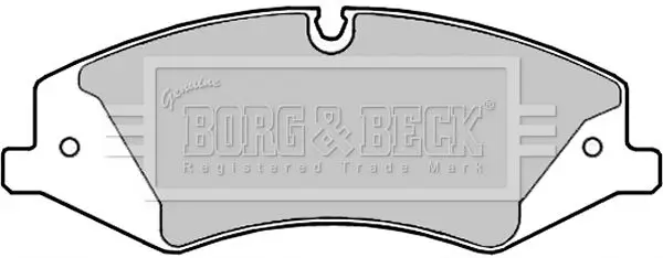 Handler.Part Brake pad set, disc brake BORG & BECK BBP2306 2