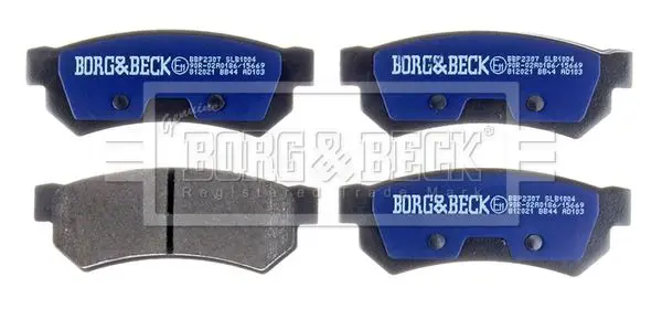 Handler.Part Brake pad set, disc brake BORG & BECK BBP2307 3