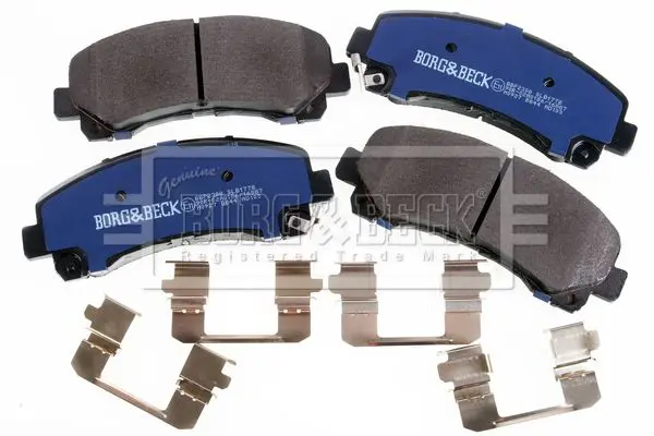 Handler.Part Brake pad set, disc brake BORG & BECK BBP2308 3