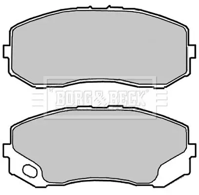 Handler.Part Brake pad set, disc brake BORG & BECK BBP2314 2