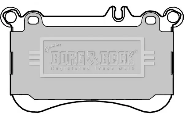 Handler.Part Brake pad set, disc brake BORG & BECK BBP2331 1