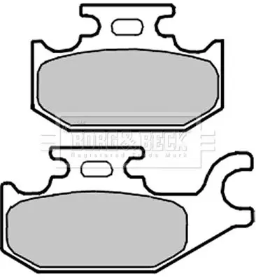 Handler.Part Brake pad set, disc brake BORG & BECK BBP2343 2