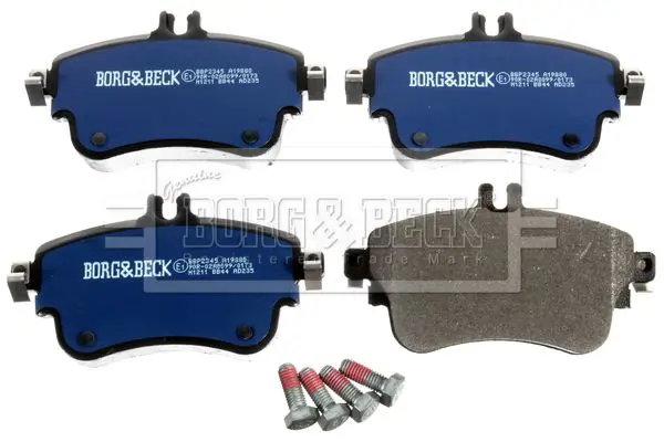 Handler.Part Brake pad set, disc brake BORG & BECK BBP2345 3