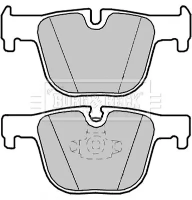 Handler.Part Brake pad set, disc brake BORG & BECK BBP2347 2