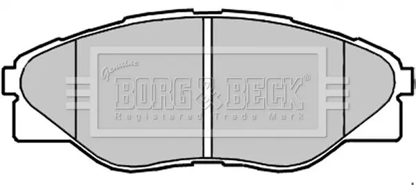 Handler.Part Brake pad set, disc brake BORG & BECK BBP2348 2