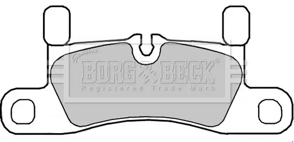 Handler.Part Brake pad set, disc brake BORG & BECK BBP2350 1