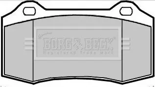 Handler.Part Brake pad set, disc brake BORG & BECK BBP2360 1