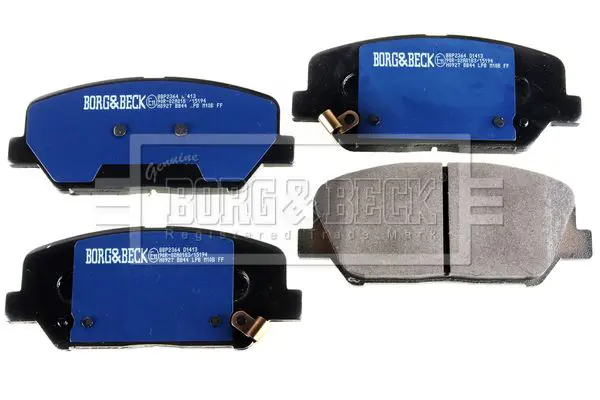 Handler.Part Brake pad set, disc brake BORG & BECK BBP2364 3