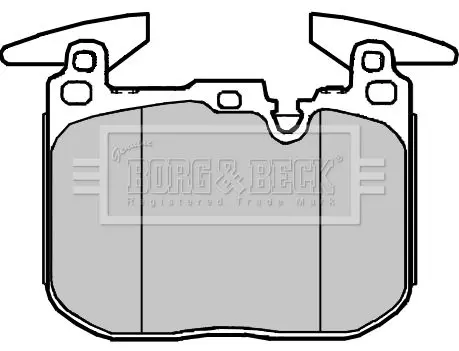 Handler.Part Brake pad set, disc brake BORG & BECK BBP2377 2