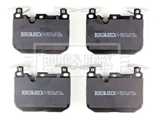 Handler.Part Brake pad set, disc brake BORG & BECK BBP2377 3