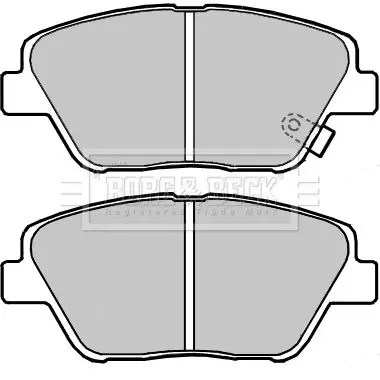 Handler.Part Brake pad set, disc brake BORG & BECK BBP2391 1