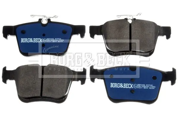 Handler.Part Brake pad set, disc brake BORG & BECK BBP2402 3