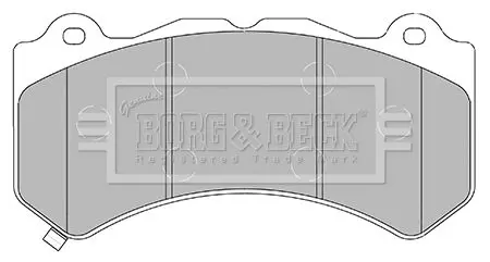 Handler.Part Brake pad set, disc brake BORG & BECK BBP2436 2