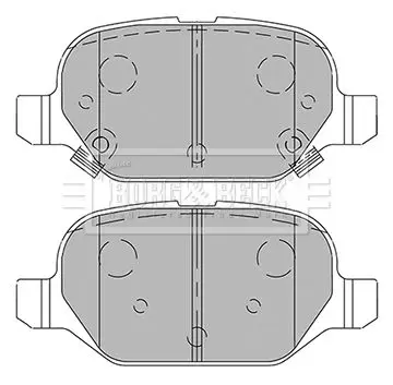 Handler.Part Brake pad set, disc brake BORG & BECK BBP2440 1