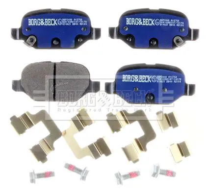 Handler.Part Brake pad set, disc brake BORG & BECK BBP2440 2