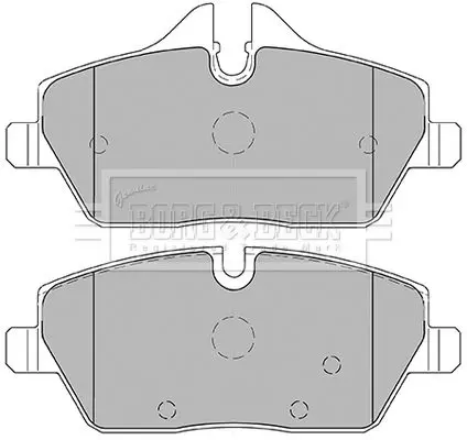 Handler.Part Brake pad set, disc brake BORG & BECK BBP2446 2