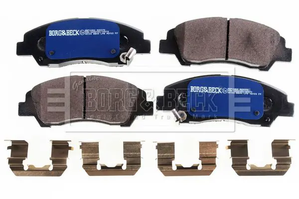 Handler.Part Brake pad set, disc brake BORG & BECK BBP2484 2