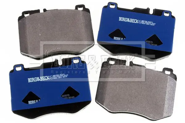 Handler.Part Brake pad set, disc brake BORG & BECK BBP2500 2