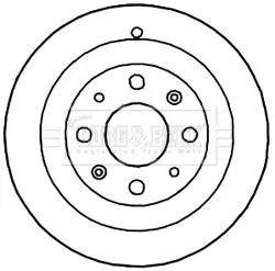 Handler.Part Brake drum BORG & BECK BBR7195 1