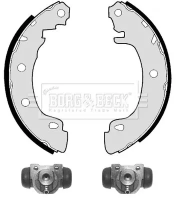 Handler.Part Brake shoe set BORG & BECK BBS1036K 1