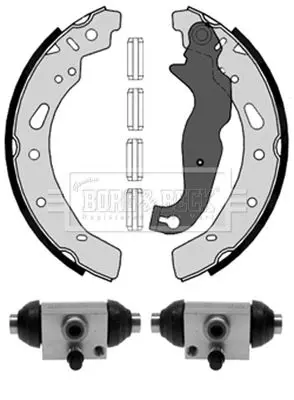 Handler.Part Brake shoe set BORG & BECK BBS1114K 2