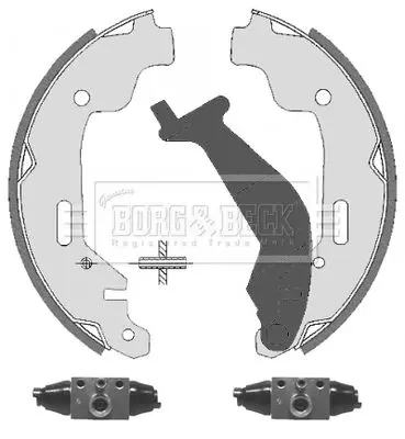 Handler.Part Brake shoe set BORG & BECK BBS1120K 1