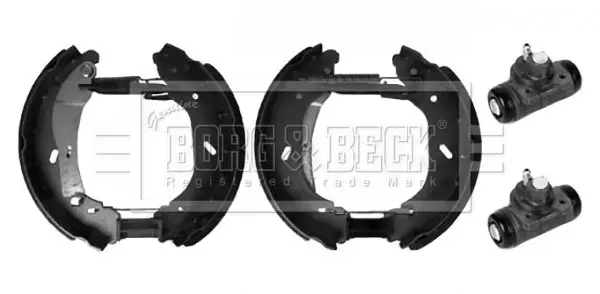 Handler.Part Brake shoe set BORG & BECK BBS1145K 1