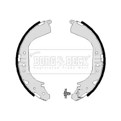 Handler.Part Brake shoe set BORG & BECK BBS6004 1