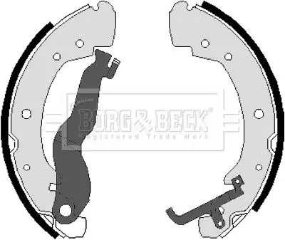 Handler.Part Brake shoe set BORG & BECK BBS6017 1