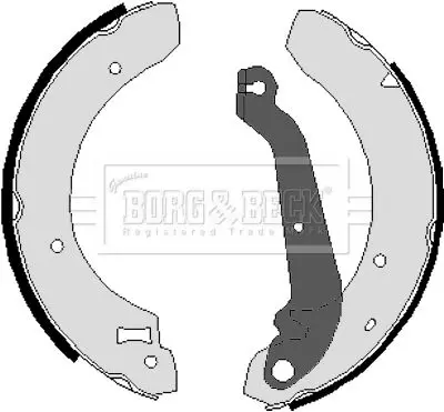 Handler.Part Brake shoe set BORG & BECK BBS6034 1