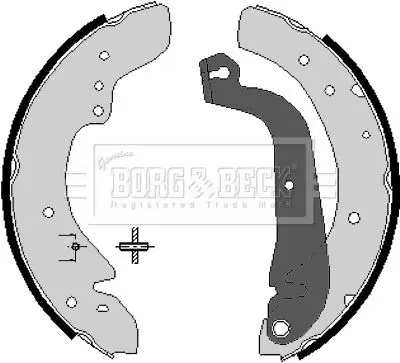 Handler.Part Brake shoe set BORG & BECK BBS6059 1