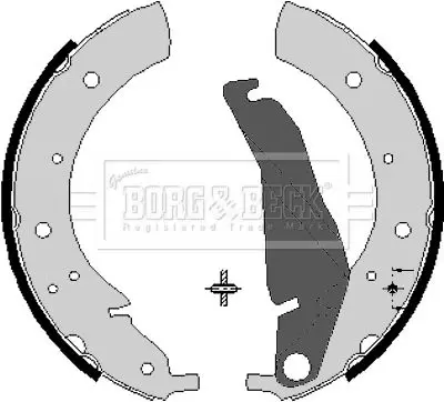 Handler.Part Brake shoe set BORG & BECK BBS6068 1