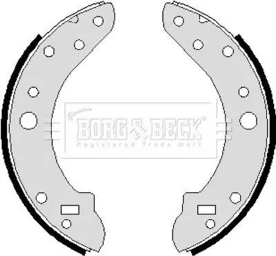 Handler.Part Brake shoe set BORG & BECK BBS6093 1