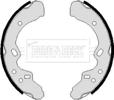 Handler.Part Brake shoe set BORG & BECK BBS6105 1