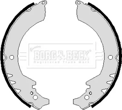 Handler.Part Brake shoe set BORG & BECK BBS6109 1