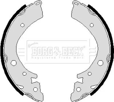 Handler.Part Brake shoe set BORG & BECK BBS6116 1