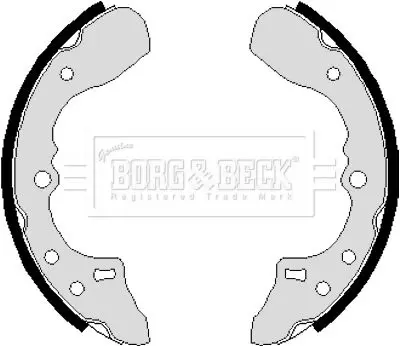 Handler.Part Brake shoe set BORG & BECK BBS6120 1