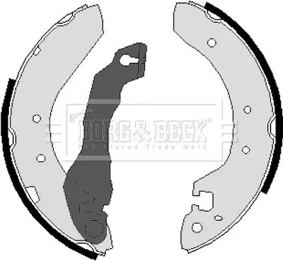 Handler.Part Brake shoe set BORG & BECK BBS6125 1