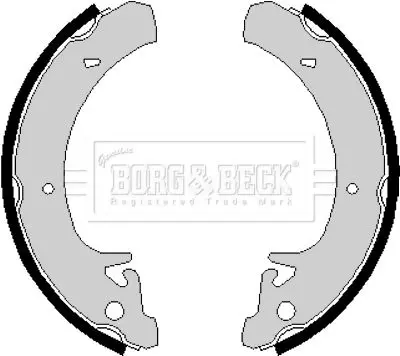 Handler.Part Brake shoe set BORG & BECK BBS6133 1